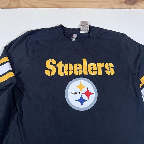Pittsburgh Steelers NFL Adaptive Apparel Magnetic Long Sleeve Shirt Men's Small - Picture 5 of 8